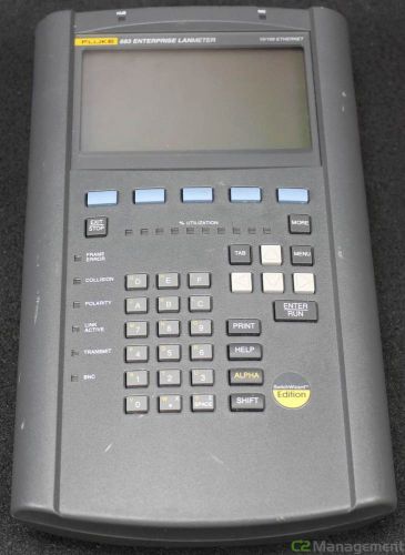 Fluke model-683 10/100 ethernet enterprise lan meter for sale