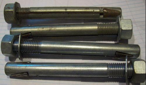 (4) - 7/8 x 8&#034; wej-it concrete wedge anchor bolts for sale