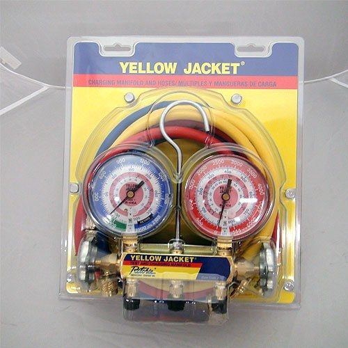 Yellow jacket 41865 manifold/hose, kpa r410a, 60&#034; plus ii 5/16&#034; x 5/16&#034;, for sale