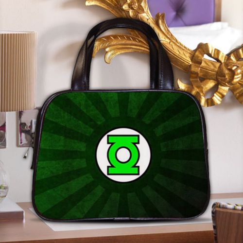 Green Lantern Logo Guardians of the Universe Women&#039;s Classic Purse Leather Bag