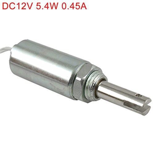 Amico DC 12V 0.45A 10mm Stroke Pull Type Tubular Solenoid Electromagnet