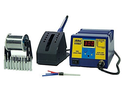 YIHUA Soldering Programmable Digital iron Station w/ 10 Tips ESD Safe w/