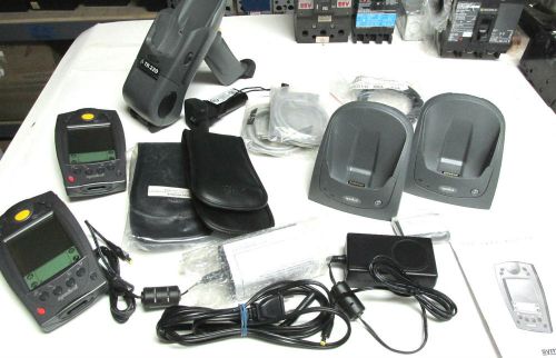 New symbol spt 1800 bar code scanners and zebratr-220 handheld printer .. wk-001 for sale