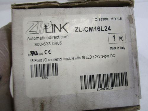ZIPLINK 16POINT CONNECTOR MODULE ZL-CM16L24 *NEW IN BOX*