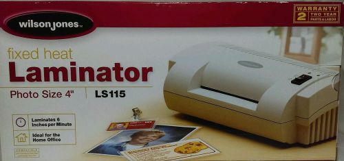 Laminator Fixed Heat Photo Size 4in. LS115 Wilson Jones