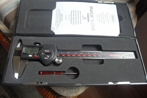 Marcal 6&#034; 150mm govt. roller type digital caliper/ hard padded case &amp; info# 237 for sale