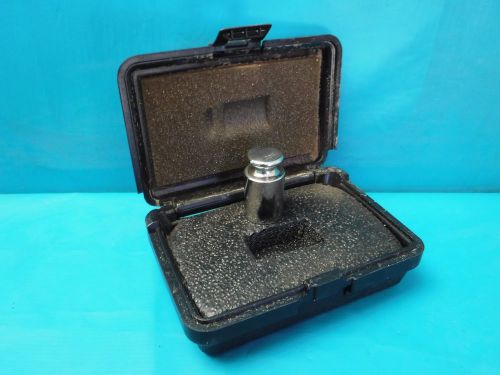 USED 200 GRAM CALIBRATION WEIGHT WITH CASE