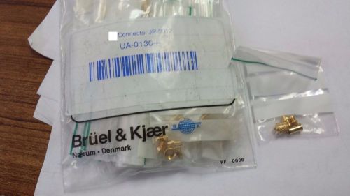 1 single pc. of BRUEL KJAER UA-0130 CONNECTOR CABLE CLAMP GOLD PIN JP-0012