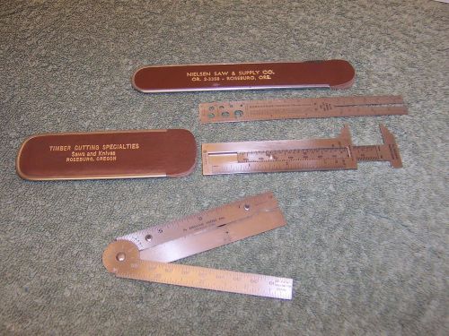 The Executive Pocket Pal AND Pocket Chum - machinist tools &amp; Wire Gage