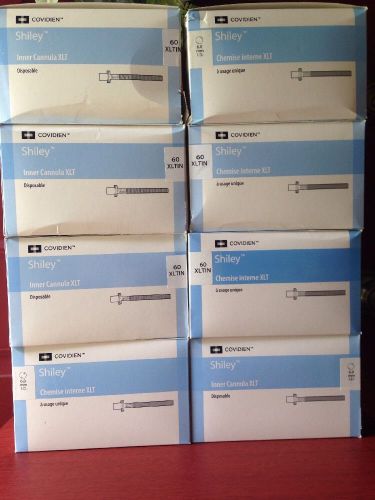 Covidien Shiley Inner Cannula XLT 60XLTIN Disposable 6.0 mm ID 8 boxes of 10