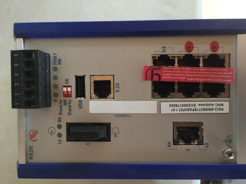 Hirschmann RS20 0800S2S2SDAEHH07.1.01 Industrial Ethernet Switch