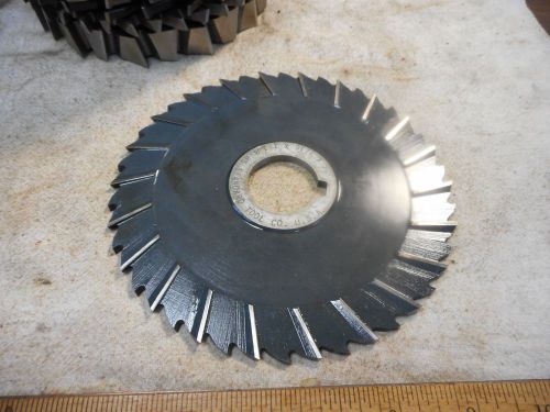 STANARD TOOL  6&#034; x 3/16&#034; x 1 1/4&#034; STAGGERED TOOTH Side Milling Cutter  EX CON