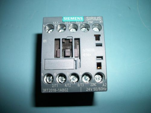 NEW SIEMENS 3RT2018-1AB02 SIRIUS CONTACTOR 3RT20181AB02 for SWITCHING MOTORS
