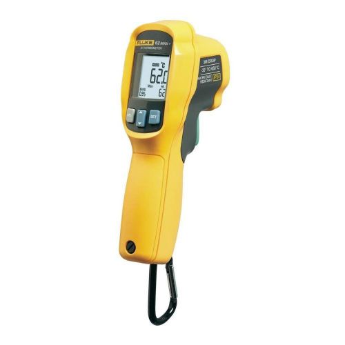 Fluke 62 max plus infrared thermometer aa battery -20 to +1202 degree f range for sale