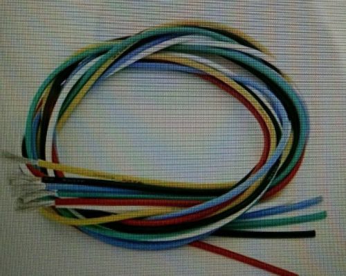 Bntechgo 18 gauge silicone wire 18&#039; 6 color 3&#039;black,red,blue,white green,yellow for sale