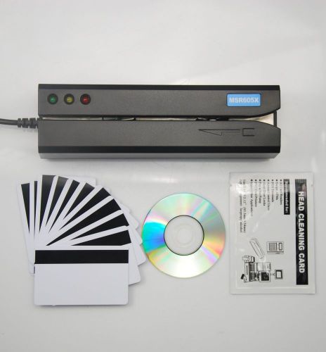 MSR605X Magnetic Stripe Credit Card Reader Writer Encoder MSR206 Mag Swipe
