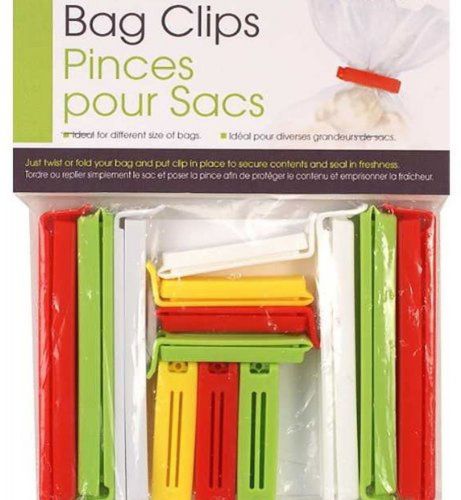 13-pc Bag Clips Sealer Coupon Size Colors may vary Jed Mart