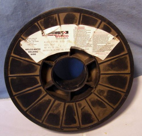 **** harris - welco -- mig welding wire - 11 lb - silver - new, unused spool for sale