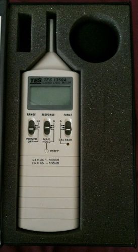TES 1350A Sound Level Meter Studio Monitor Equipment Calibration