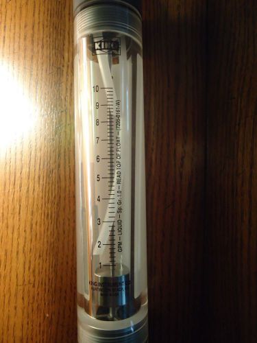 King instruments flow meter 7205-0161-w for sale