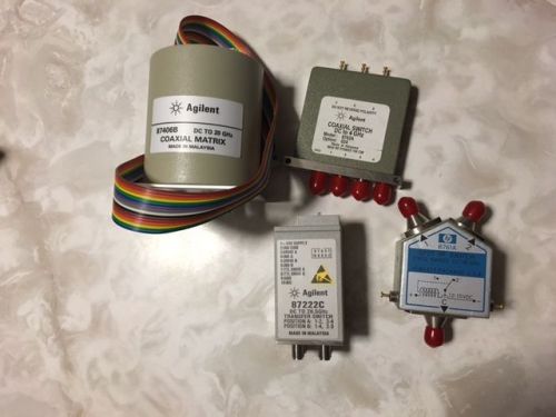HP/Agilent Coaxial Matril, RF switch, &amp; transfer switch