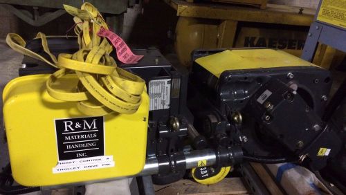 R&amp;m sx3 spacemaster 3 ton wire rope electric crane hoist  free shipping for sale