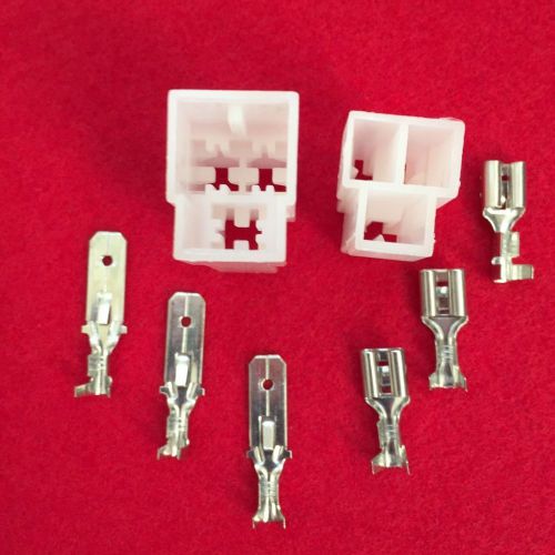 Kit 3 way faston terminal &amp; connectors - 8 pcs, 6.3mm, .250 series, 14-18 awg for sale