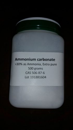 Ammonium carbonate, &lt;30%, extra pure, 500 gm for sale