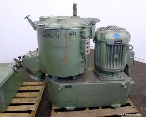 Used- henschel high intensity mixer, type fm 150, 150 liter, 316 stainless steel for sale