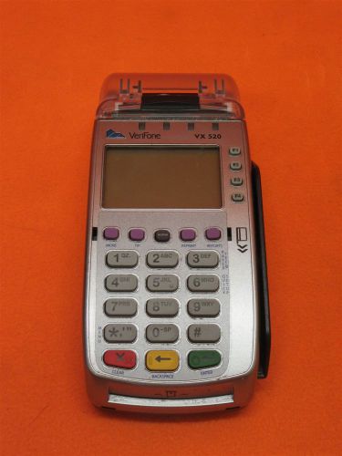 Verifone vx520 dual com 160mb nfc contactless credit card reader terminal for sale