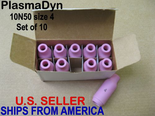 TIG Welding Gas Lens Cup *10N50 #4 *Set of 10 *SHIPS FROM America *U.S. Seller