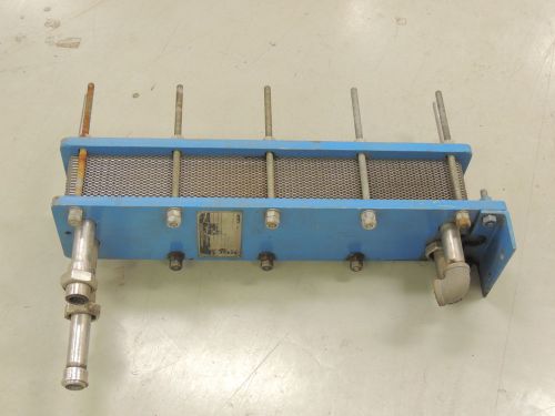 Used Graham GPE-07 Plate Heat Exchanger  25 Sq. Ft Surface Area, M.A.W.P 100 PSI