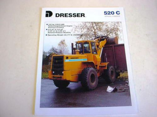 Dresser 520C Wheel Loader Color Brochure