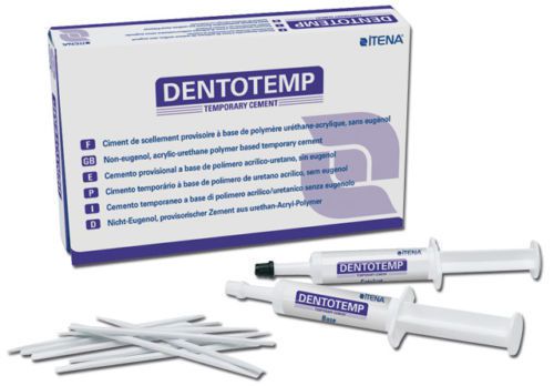 2 x DentoTemp Long Term Temporary Cement Designed for Implants By ITENA