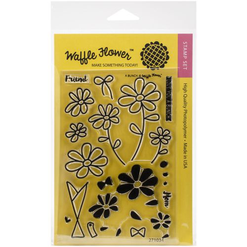 &#034;Waffle Flower Crafts Clear Stamps 4&#034;&#034;X6&#034;&#034;-A Bunch&#034;