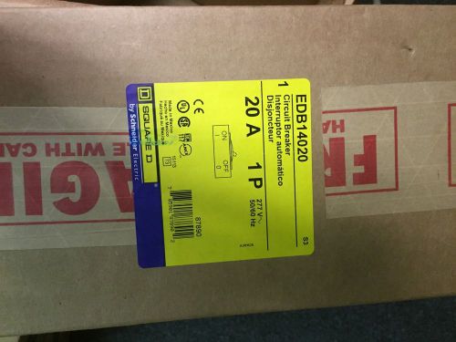 Square d edb14040 circuit breakers. lot of 4. free shipping. new in box for sale
