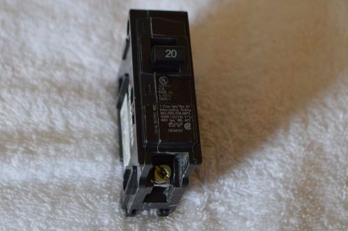 Siemens - Single Pole 20 Amp - Stab In Circuit Breaker