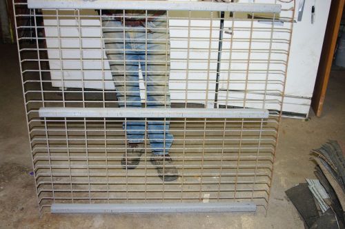 13 Commercial/INDUSTRIAL  Wire SHELVES 48&#034; X 46&#034; GREAT FOR POLE BARN LOCAL P.U.