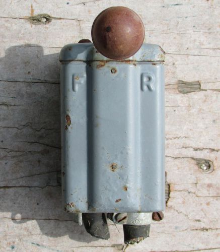 Vintage FORWAD REVERSE ELECTRIC SWITCH motor control steampunk machine age old