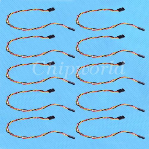 10pcs XH2.54-3P 20cm 2.54mm Dupont Wire Cable Female to Female 3P-3P Connector