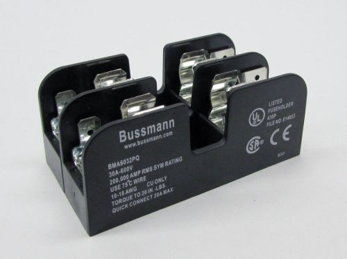 Bussmann BMA6032PQ 30A 600V 2P Fuse Holder