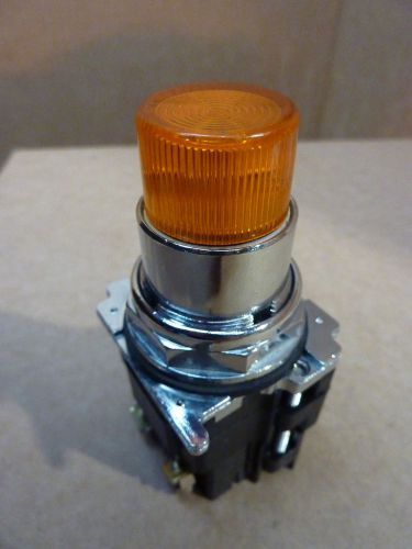 Cutler Hammer Indicator Light 10250T-Amber Used #38315