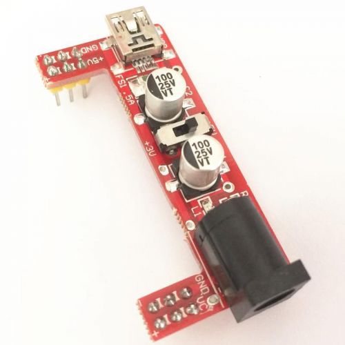 1pcs mb102 breadboard power supply module 5v/3.3v for arduino mini usb red for sale