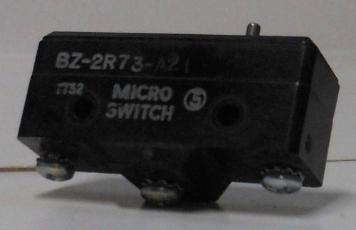 Honeywell microswitch spdt pin plunger actuator bz-2r73-a21 15a nnb for sale
