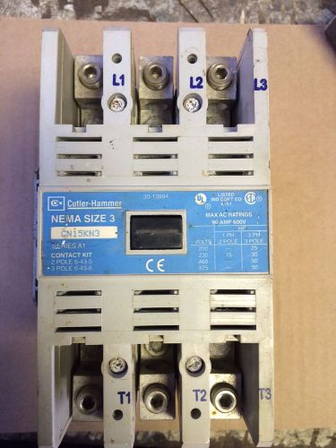 CUTLER HAMMER 90AMP 600V BREAKER CN15KN3 SERIES A-1 NEMA 3