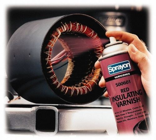 12 cans of s00601 sprayon red insulating varnish electrical coating spray on for sale
