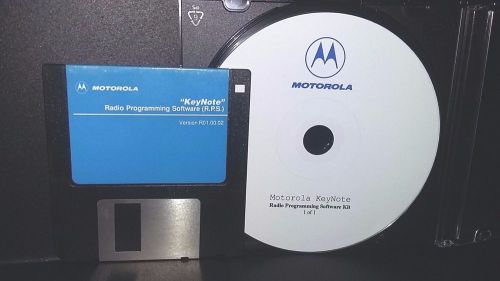 Motorola &#034;Keynote&#034; Radio Programming Software RPS NLN3307B
