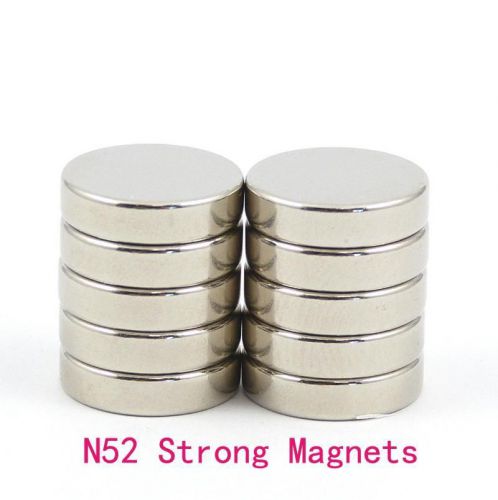 Lot strong n52 disc rare earth neodymium magnets 2x1mm/5x1mm/5x2mm/10x1mm/10x2mm for sale