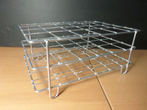 Vwr poxygrid zinc-plated wire 24-position 50ml centrifuge tube rack 60916-156 b for sale