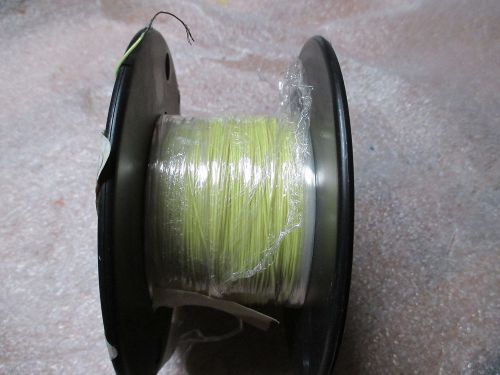 M16878/6 28 awg. 7/36 strand SPC Silver Plated wire Yellow 600ft.